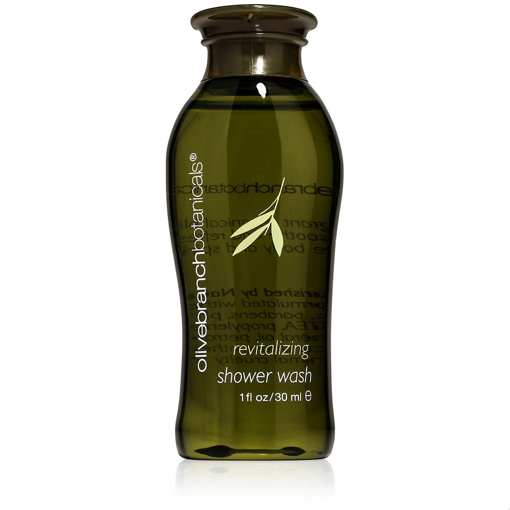 Olive Branch Botanicals Revitalizing Shower Gel, Flip Cap, 1oz/30ml